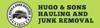 Hugo and Sons Hauling Logo