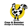 Cow and Rooster Design Logo