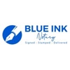 Blue Ink Notary Logo