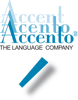 Accento, THE LANGUAGE COMPANY Logo