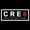 CRE8: Printing and Design Logo