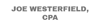Joe Westerfield, CPA Logo