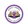 Purple Ribbon Office Solutions Logo