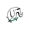 Skater Elephant Logo