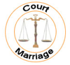 Court marriage and Arya Samaj Logo