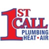 1st Call Plumbing Heating Air & Drain Cleaning Rooter Logo