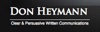 Don Heymann Writing Services Logo