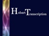 Hobart Transcription Logo