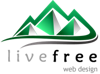 Live Free Web Design LLC Logo