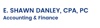 E. Shawn Danley, CPA, PC Logo