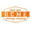Acme Printing Company Logo