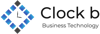 Clock b Business Technology Logo