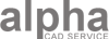 Alpha CAD Service Logo
