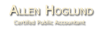 Allen Hoglund, Certifed Public Accountant Logo
