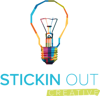 Stickin Out Creative Logo
