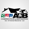 A&B Construction & Restoration Logo