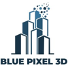Blue Pixel 3D Logo