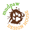 Mud Paw Design House Logo
