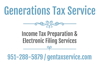 Generations Tax Service Logo