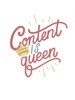 Content Is Queen Marketing Logo