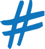 The Hashtag Digital Logo