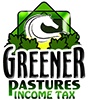 Greener Pastures Income Tax Logo