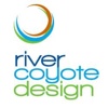 River Coyote Design Logo