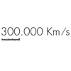 300.000Km/s Logo