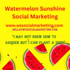 Watermelon Sunshine Social Marketing Logo