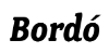 Bordó Logo