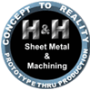 H&H Sheet Metal & Machining Logo