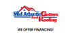 Mid Atlantic Gutters & Roofing Logo