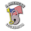 A American Locksmith Logo