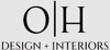 O|H Design + Interiors Logo
