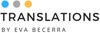 Translations by Eva Becerra Logo