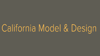 California Model & Design Logo