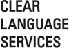 CLEAR LANGUAGE SERVICES Logo