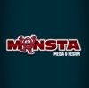 Monsta Media and Design Logo
