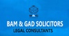 BAM & GAD SOLICITORS Logo