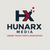 HunarX Media Logo