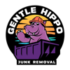 Gentle Hippo Junk Removal Logo