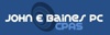 JOHN E. BAINES, P. C. Logo
