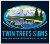 Twin Trees Signs Logo