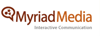Myriad Media, Interactive Communication, Inc. Logo