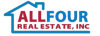 ALL FOUR REAL ESTATE, INC. Logo