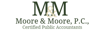 Moore & Moore, P.C., Certified Public Accountants Logo
