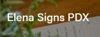 ELENA SIGNS PDX Logo