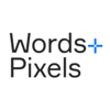 Words + Pixels Logo