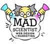 Mad Scientist Web Design + Marketing Logo