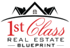 1st Class Real Estate Blueprint Logo